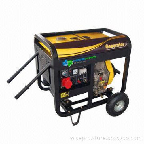 Portable diesel generator, 2-6kW, CE, GS, EPA certificate, low noise, low fuel consumption